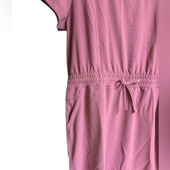 32 Degrees Rose Soft Twill Drawstring Dress Size Large NWOT 7 0475 - Picture 4 of 9